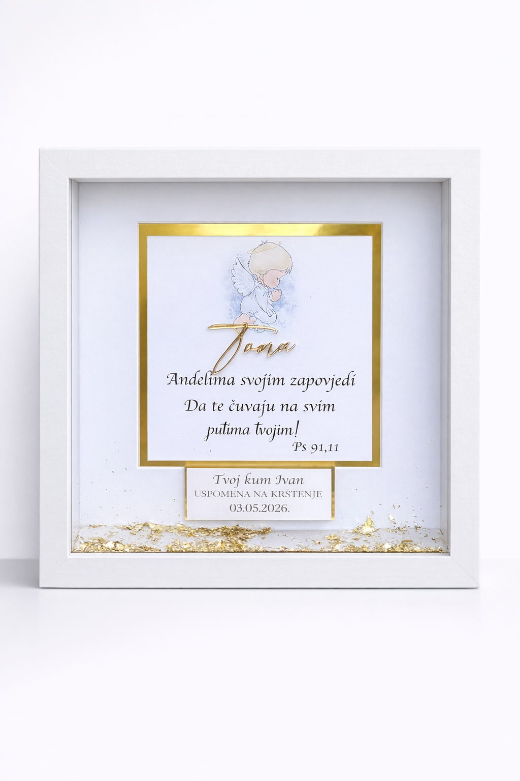 Personalizirani Shadow Box Okvir – Poklon za Posebne Trenutke