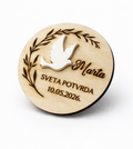 personalizirana drvena magnet zahvalnica za svetu potvrdu,trajna uspomena