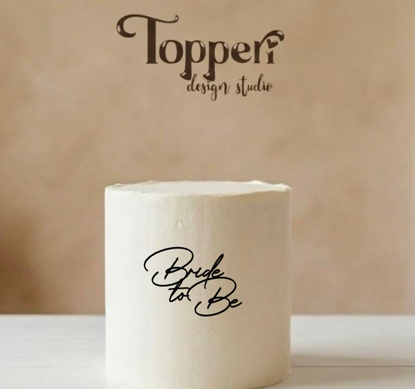 Toper za djevojačku večer – Bride to Be, tanki kurziv