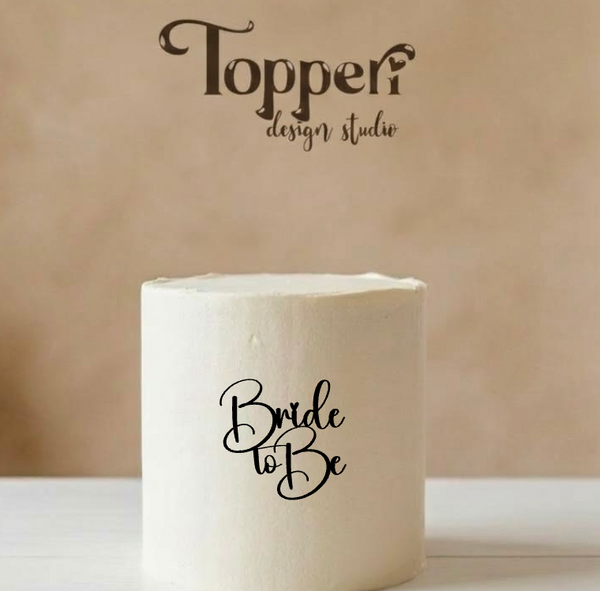 Toper za djevojačku večer – Bride to Be, elegantni kurziv