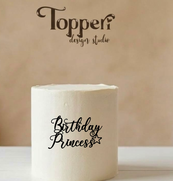 Toper za rođendan – Birthday Princess sa zvjezdicom