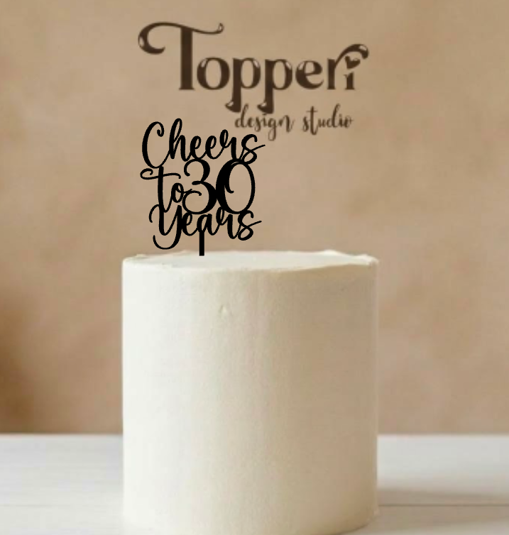 Toper za rođendan – Cheers to 30 Years
