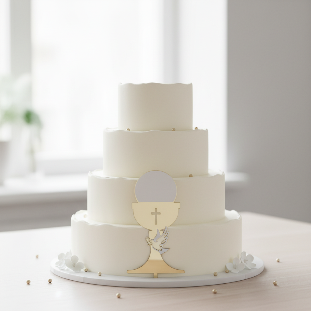Cake Topper on Front of Cake