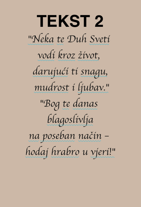 Personalizirana drvena čestitka-Trajna uspomena