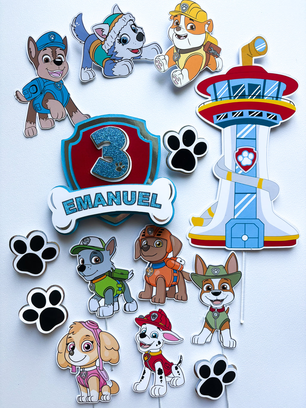 Paw Patrol set topera za tortu za dječji rođendan