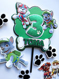 Paw Patrol personalizirani toper za tortu s imenom i brojem