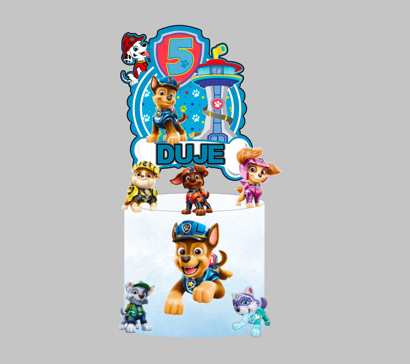Paw Patrol set topera za tortu s tornjem i likovima