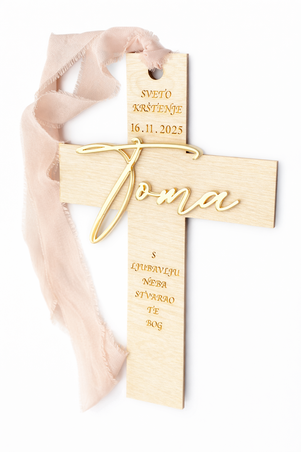 personalizirani kriz poklon za krstenje,uspomena
