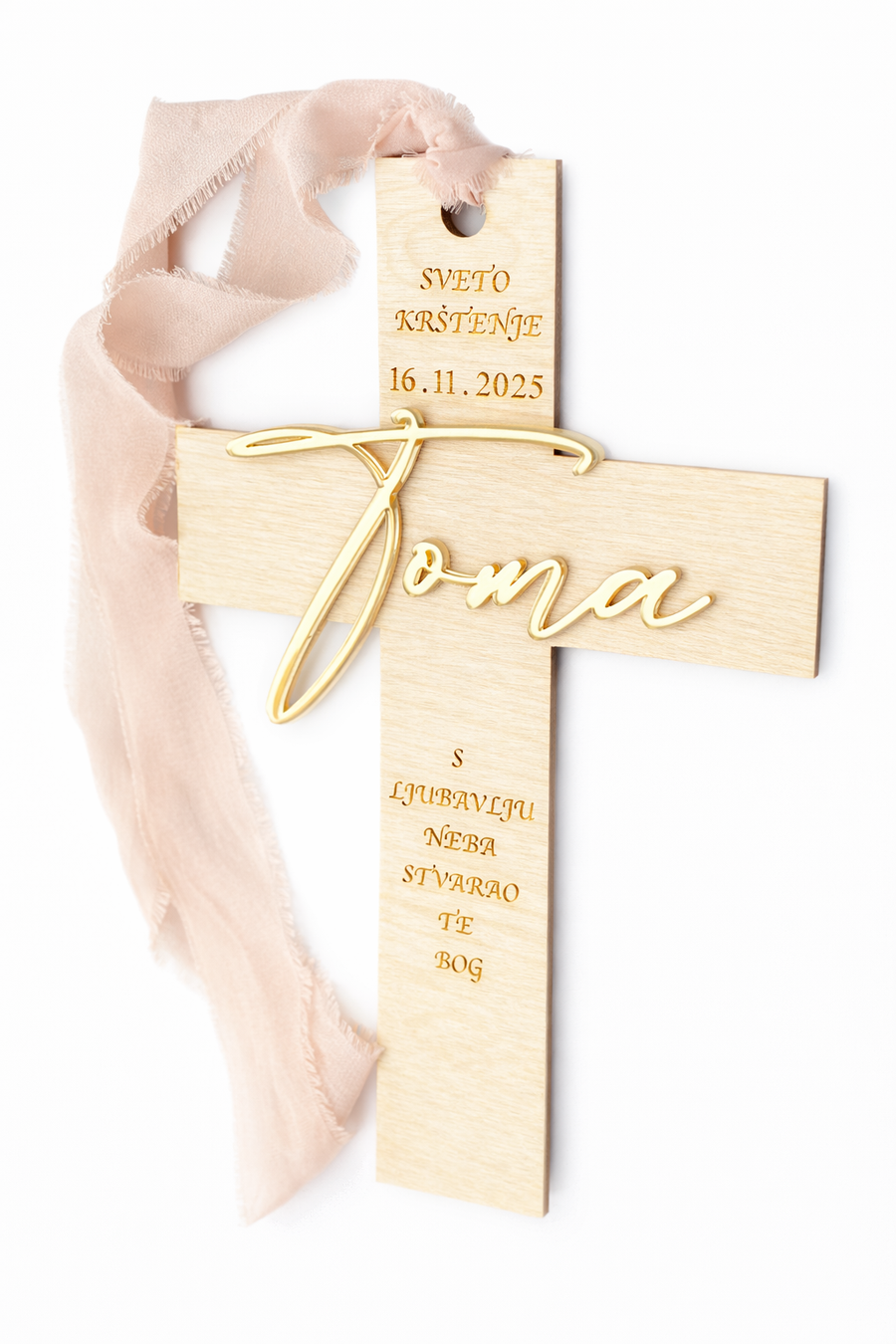 personalizirani kriz poklon za krstenje,uspomena