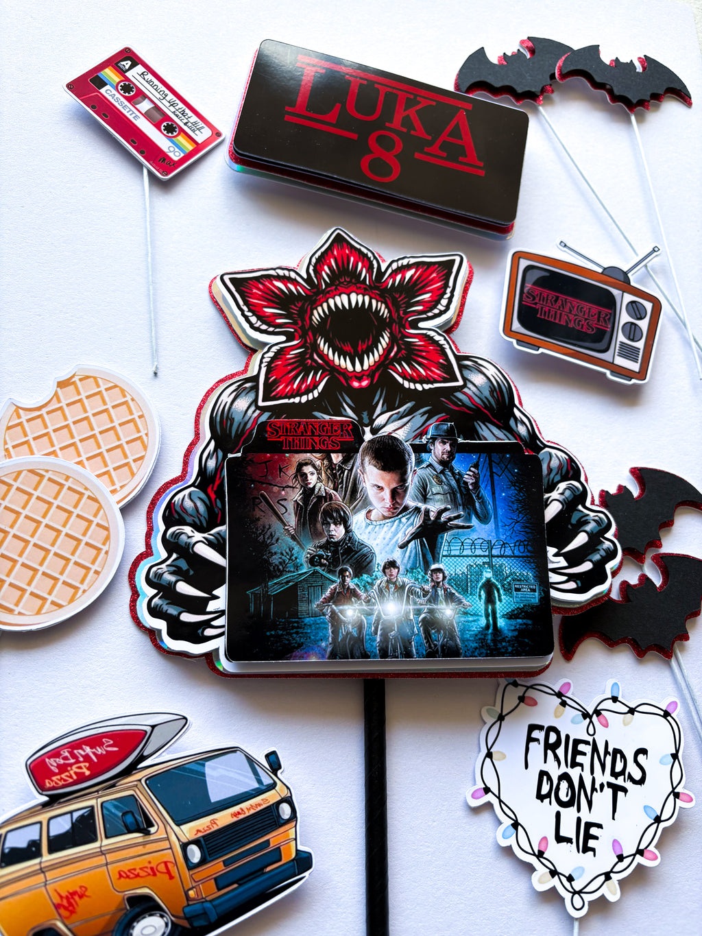 Stranger Things Toper za Tortu – Personalizirana Dekoracija za Rođendan